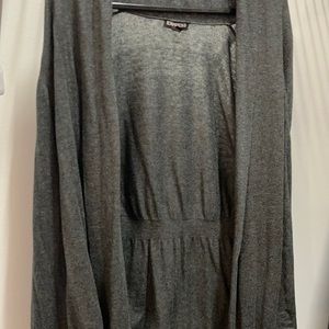 Grey Express Cardigan | Large